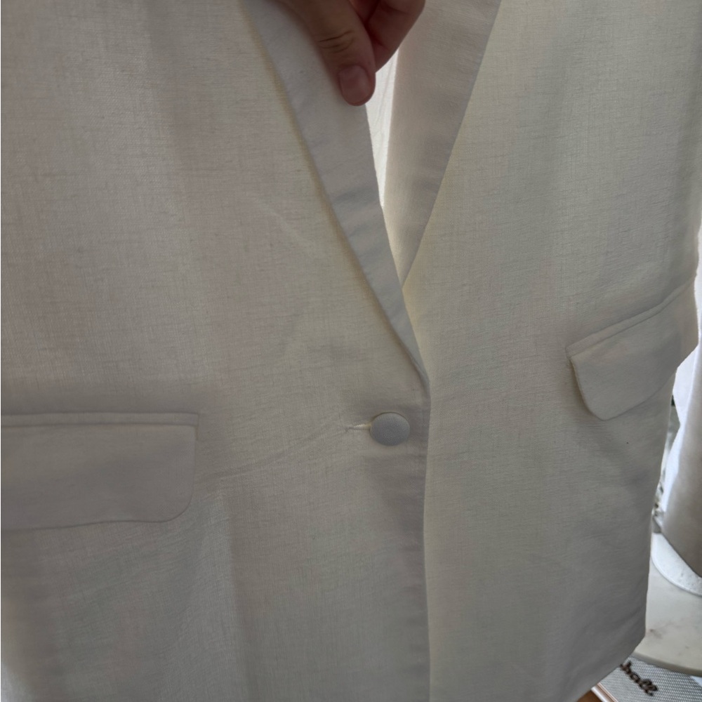 Abercrombie and Fitch linen blend blazer - Picture 6 of 6